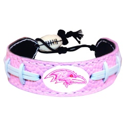 Baltimore Ravens Bracelet Pink Football CO