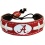 Alabama Crimson Tide Bracelet Team Color Football A Logo CO