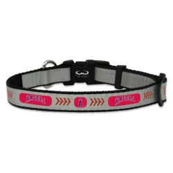 Los Angeles Angels Pet Collar Reflective Baseball Size Small CO