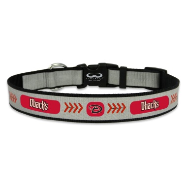 Arizona Diamondbacks Pet Collar Reflective Baseball Size Medium CO