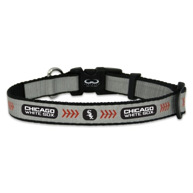 Chicago White Sox Pet Collar Reflective Baseball Size Toy CO