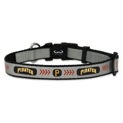 Pittsburgh Pirates Pet Collar Reflective Baseball Size Toy CO