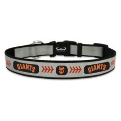 San Francisco Giants Pet Collar Reflective Baseball Size Large CO