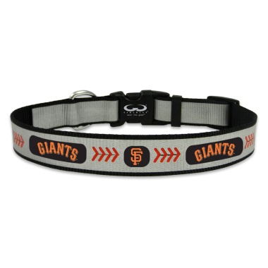 San Francisco Giants Pet Collar Reflective Baseball Size Large CO