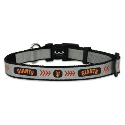 San Francisco Giants Pet Collar Reflective Baseball Size Small CO