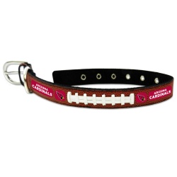 Arizona Cardinals Pet Collar Leather Classic Football Size Medium CO