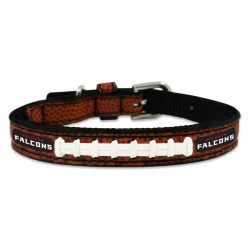 Atlanta Falcons Pet Collar Leather Classic Football Size Toy CO