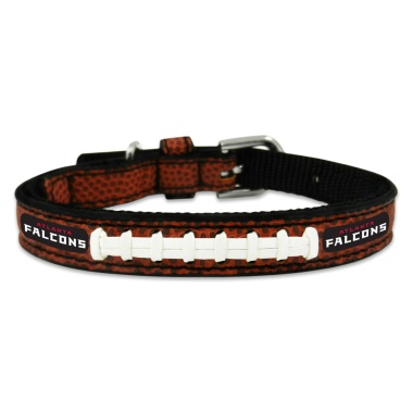 Atlanta Falcons Pet Collar Leather Classic Football Size Toy CO