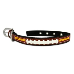 Washington Redskins Pet Collar Leather Classic Football Size Small CO