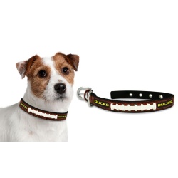 Oregon Ducks Pet Collar Leather Size Small CO