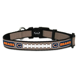 Chicago Bears Pet Collar Reflective Football Size Small CO