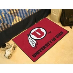 Utah Utes Rug 19x30 Starter Style - Special Order