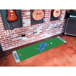 Detroit Lions Putting Green Mat - Special Order