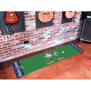 Notre Dame Fighting Irish Putting Green Mat - Special Order