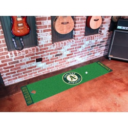 Oakland Athletics Putting Green Mat - Special Order