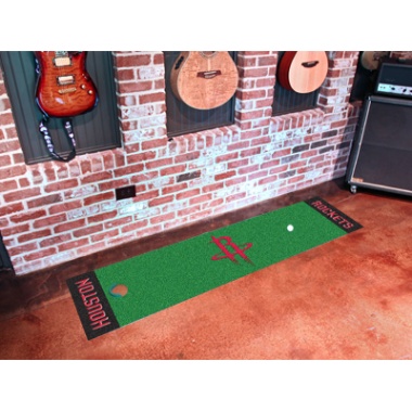 Houston Rockets Putting Green Mat - Special Order