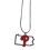 Philadelphia Phillies Necklace Chain with State Shape Charm CO