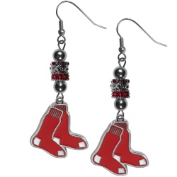 Boston Red Sox Earrings Fish Hook Post Euro Style CO