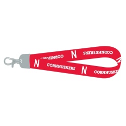 Nebraska Cornhuskers Lanyard Wristlet Style Alternate Design Special Order