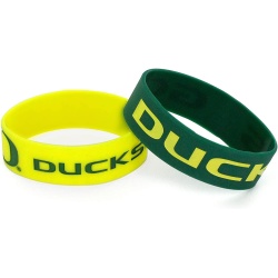 Oregon Ducks Bracelets 2 Pack Wide Alternate