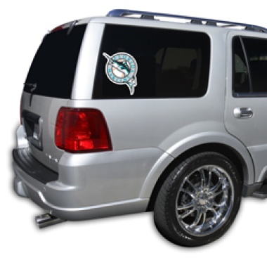 Florida Marlins Window Film Rear