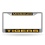 Missouri Tigers License Plate Frame Laser Cut Chrome Alternate Design