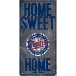 Minnesota Twins Sign Wood 6x12 Home Sweet Home Design