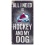 Colorado Avalanche Sign Wood 6x12 Hockey and Dog Design Special Order