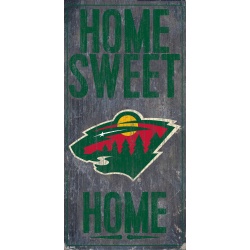 Minnesota Wild Sign Wood 6x12 Home Sweet Home Design