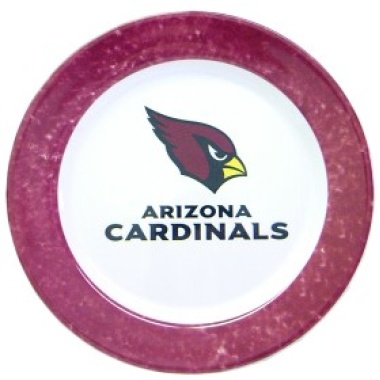 Arizona Cardinals Dinner Plate Set 4 Piece CO