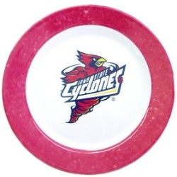 Iowa State Cyclones Dinner Plate Set 4 Piece CO