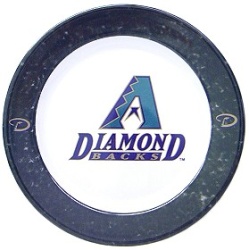 Arizona Diamondbacks Dinner Plate Set 4 Piece CO