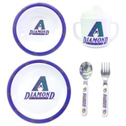 Arizona Diamondbacks Dinner Set Child 5 Piece CO