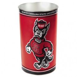 North Carolina State Wolfpack Wastebasket 15 Inch - Special Order