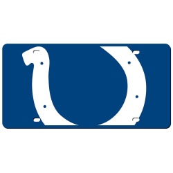 Indianapolis Colts License Plate - Acrylic Mega Style