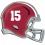 Alabama Crimson Tide Auto Emblem - Helmet