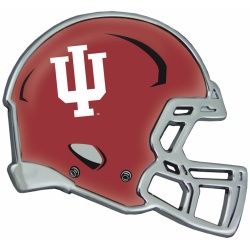 Indiana Hoosiers Auto Emblem - Helmet