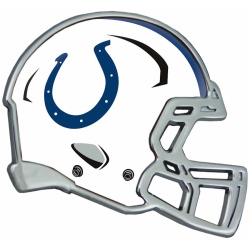 Indianapolis Colts Auto Emblem - Helmet