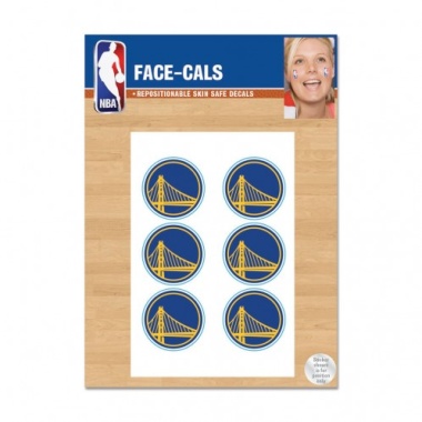 Golden State Warriors Tattoo Face Cals