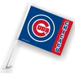 Chicago Cubs Car Flag