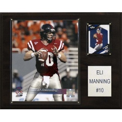 Mississippi Rebels Plaque 12x15 Eli Manning Design