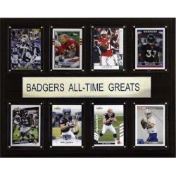 Wisconsin Badgers Plaque 12x15 All Time Greats