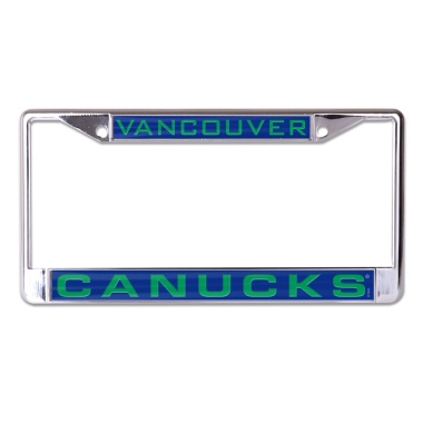 Vancouver Canucks License Plate Frame - Inlaid - Special Order