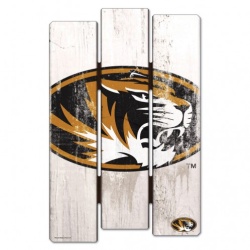 Missouri Tigers Sign 11x17 Wood Fence Style - Special Order