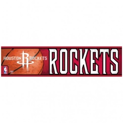 Houston Rockets Decal 3x12 Bumper Strip Style - Special Order