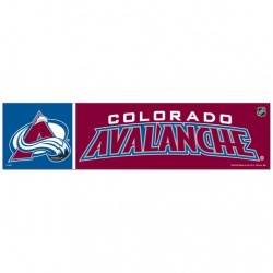 Colorado Avalanche Decal 3x12 Bumper Strip Style - Special Order