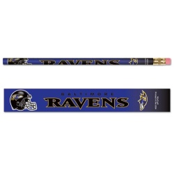 Baltimore Ravens Pencil 6 Pack