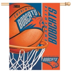 Charlotte Hornets Banner 28x40 Vertical - Special Order