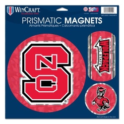 North Carolina State Wolfpack Magnets 11x11 Prismatic Sheet