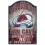 Colorado Avalanche Sign 11x17 Wood Fan Cave Design - Special Order